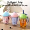 Double Wall Fruit Cup Leak Proof Breakfast Cup Multifunctional Salad Cup