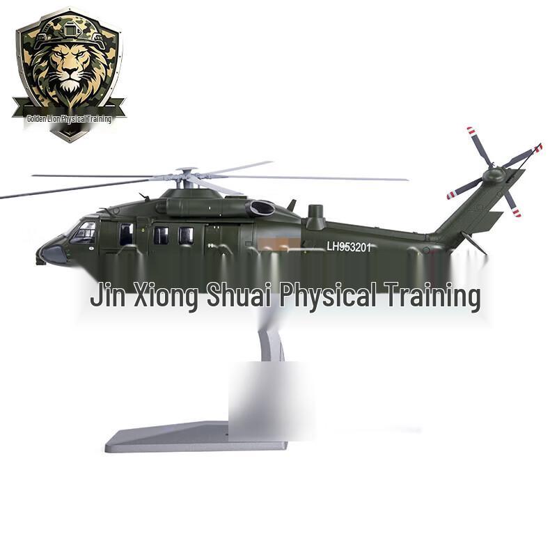 Z-20 Military Helicopter Alloy Model