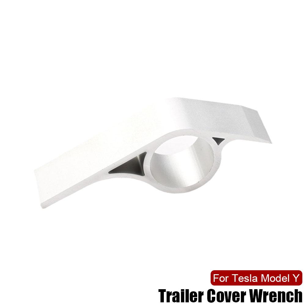 

Подходит для Tesla Trailer Cover Wrench1Pcs Набор инструментов для снятия крышки сцепного устройства Tesla Model Y Hitch Cover белый