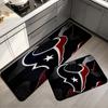 Houston Texans Flannel Kitchen Mat Christmas Soft Area Rug Non Slip Floor Carpet Home Decoration