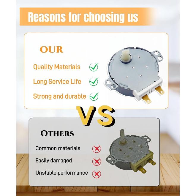 2025 New 5304509440 TYJ50-8A2 Microwave Turntable Motor Assembly Fits for Frigidaire Microwave LFMV1645TF,Replaces