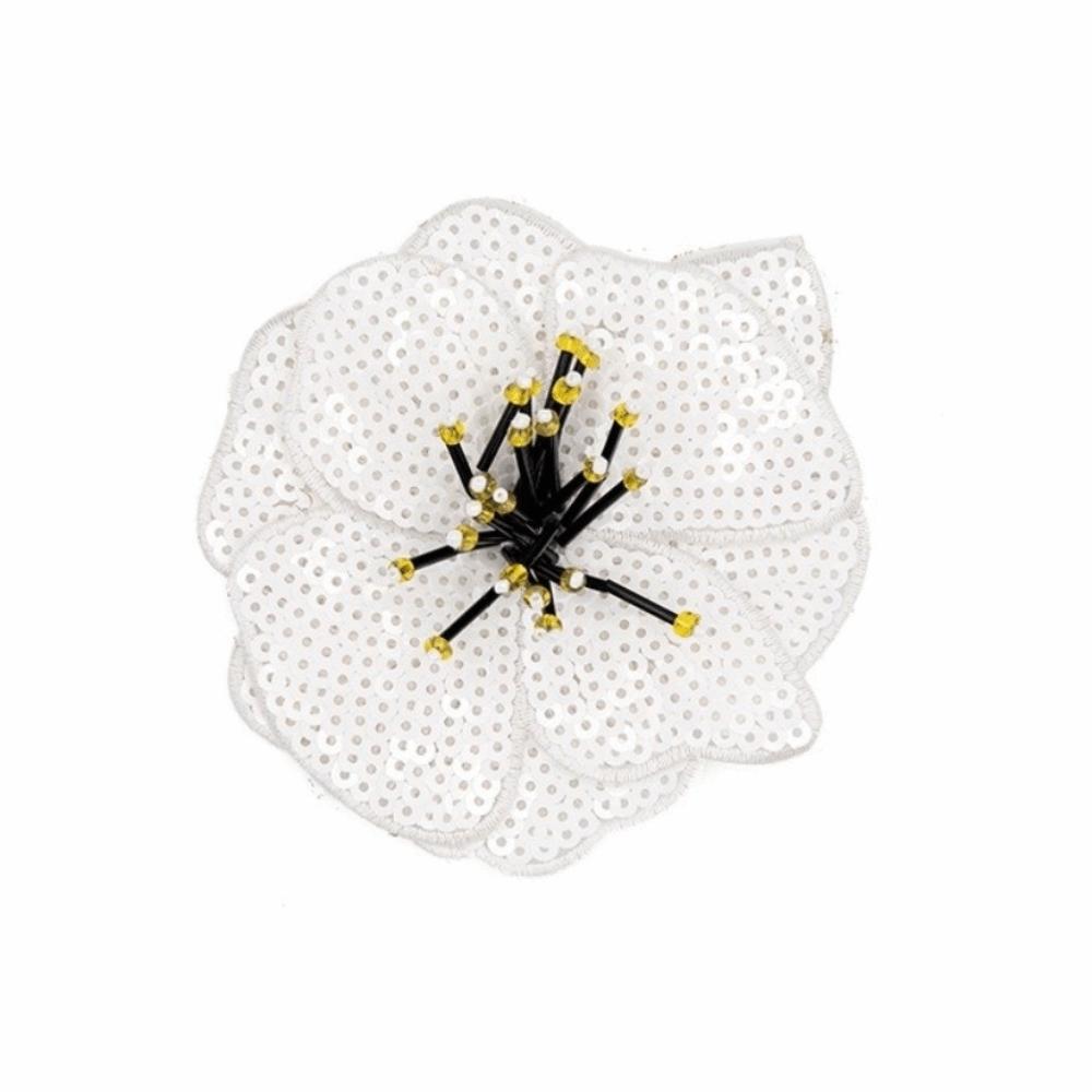 Colorful Sequins Sew On Patch Large Size Repair Hole Applique Flower Applique Auxiliary Material