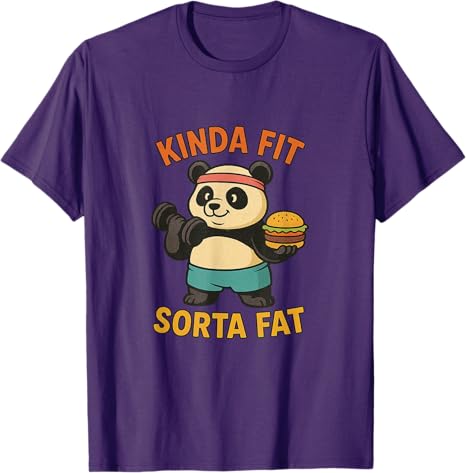 Trochu padne Trochu tlustý Vtipné Posilovna Roztomilý Panda Retro Tričko Fitness Sval Pug Vzpírání Pes Kreslené Tričko Novinka Dárek Y2k Bavlna