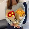 Smile Flower Plush Bouquet, Never-fading Flowers, Sunflowers, Korean, Plush Bouquet Gift, Kindergarten Entrance, Graduation, Mother's Day Gift,