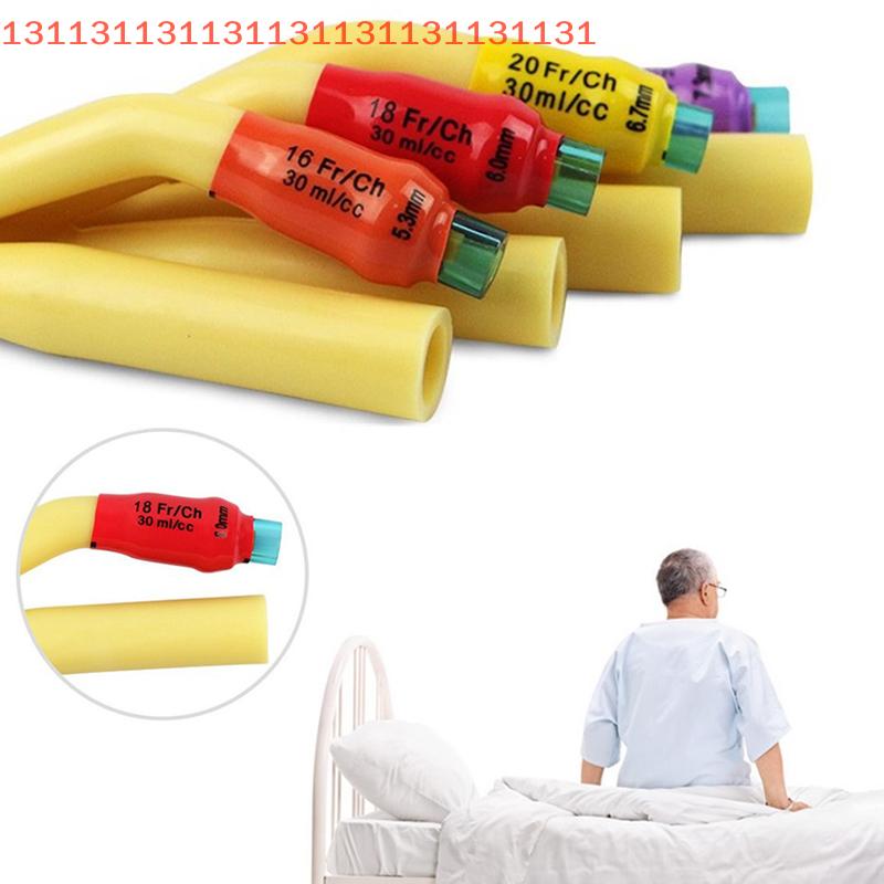 1pcs 2/3 Chamber Latex Catheter Silicone Coated Sterilized Urethral Catheter Male/Women/Children Urinary Catheter