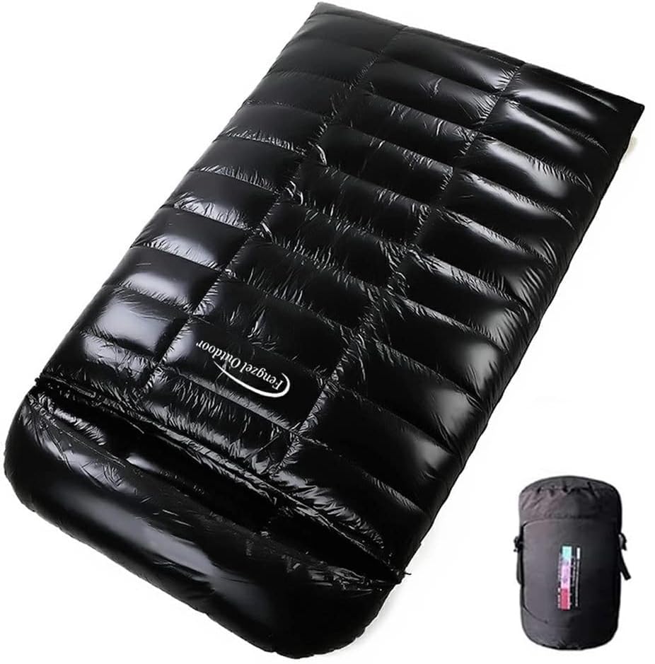 

Fengzel Outdoor новейший 3D-спальный мешок для двоих, конвертного типа, выдвижные ножки, 220×130 см, 93% высококачественного пуха, вес пера 1000–4000 г,