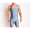Mens Wrestling Suit One-piece Swimsuit Fitness Gym Workout Clothes Lightweight Breathable Weightlifting Training