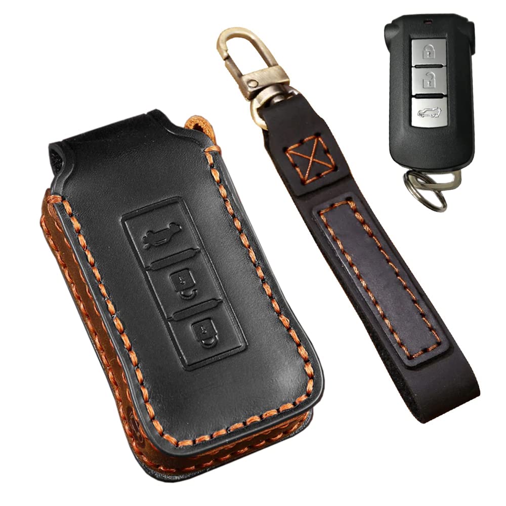 

ontto Ключ Mitsubishi Ключ Выдвижной Ключ Оригинальный Совместимый с Mitsubishi Outlander ek Nissan Dayz и Dayz Черный Чехол, Держатель, Двусторонний Чехол, чёрный