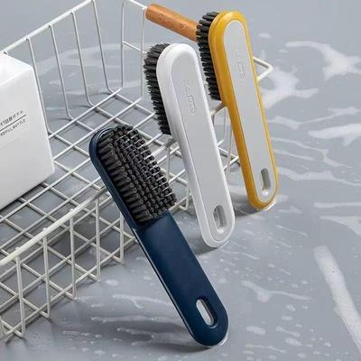Set di spazzole per scarpe di lusso con setole morbide e manico lungo - Spazzola multifunzionale delicata per bucato e pulizia delle scarpe