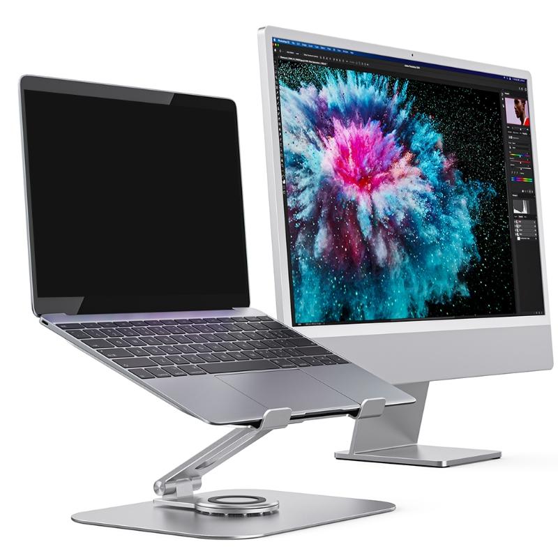 Tragbare Laptop-Halterung, höhenverstellbar, ergonomischer Notebook-Computer-Kühlständer für 11-17 Zoll