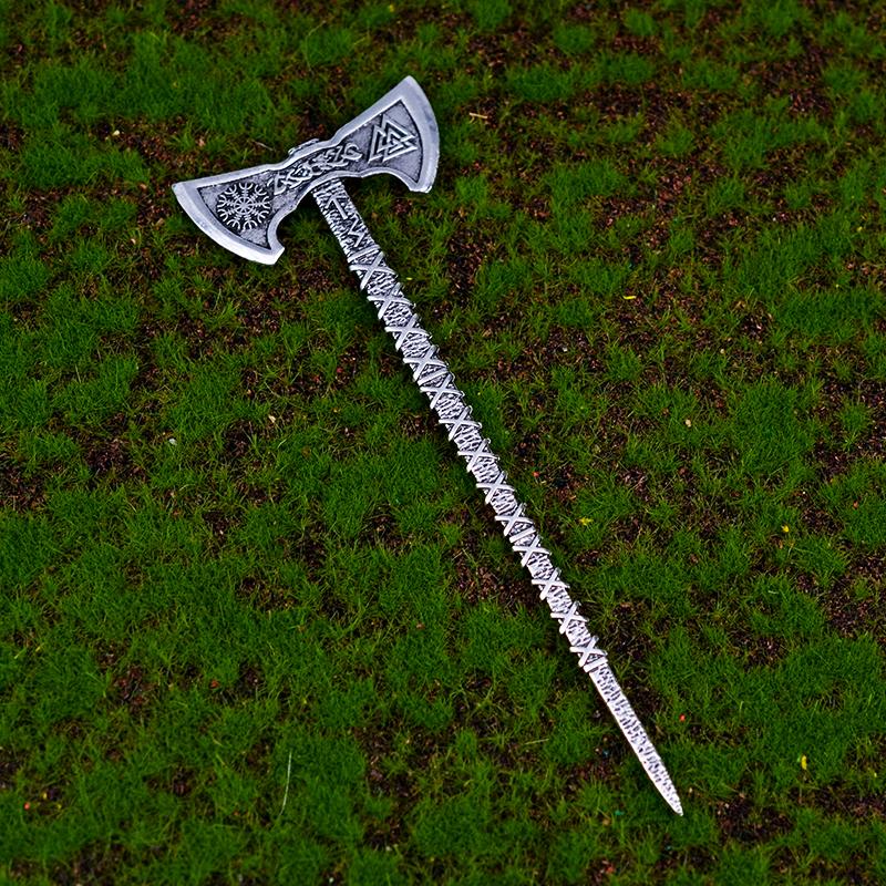 

Этик Дракон Палочки для волос Серебряный Топор Меч Аксессуары для волос Ведьма Змея Тройная Луна Пентаграмма Заколка Шпилька для волос