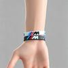 For BMW M3 M4 M5 G M Bracelet Commemorative Bracelet Sports Trendy Brand Male and Female Couple Silicone Bracelet Auto Keychain