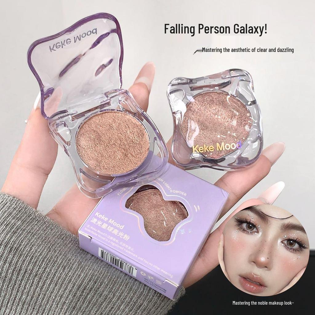 kekemood Luminous 3D Highlighter Powder: Brighten, Contour, and Enhance Complexion Naturally