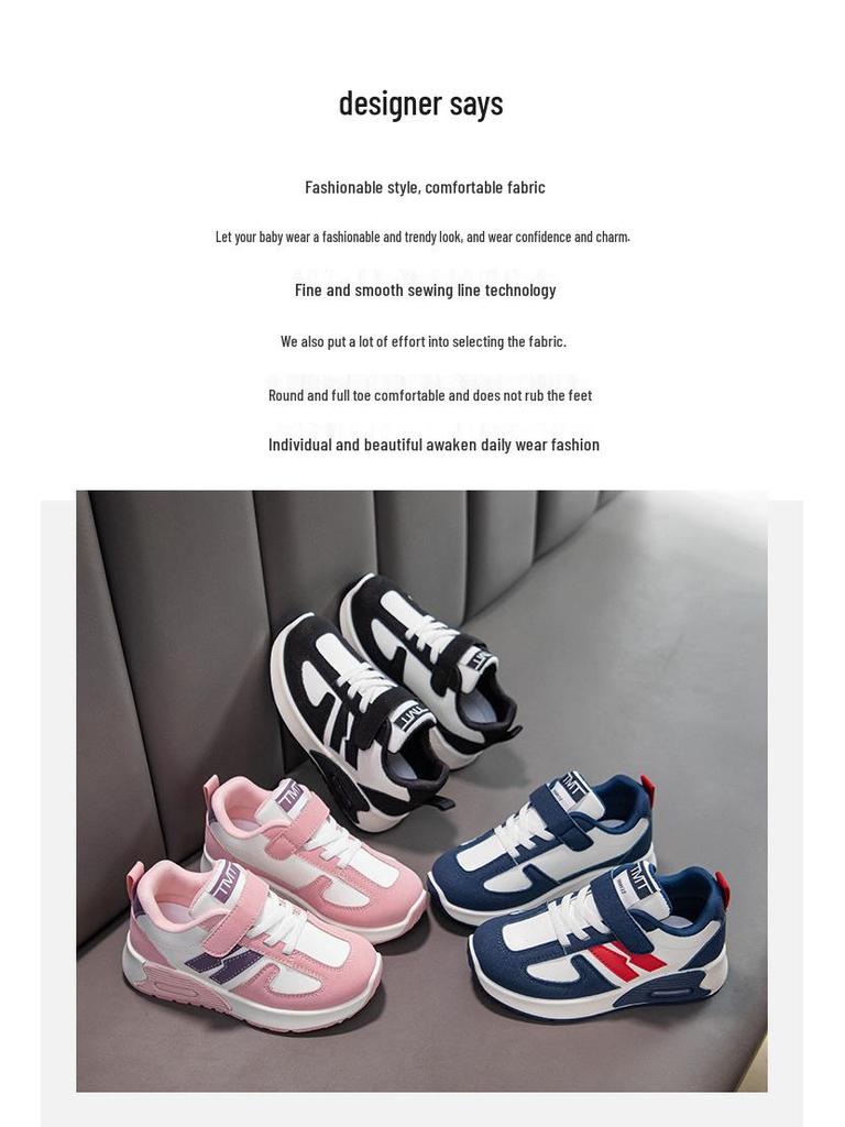 Jarní ležérní sportovní boty pro děti 2026 - Módní a univerzální tenisky pro batolata a starší děti