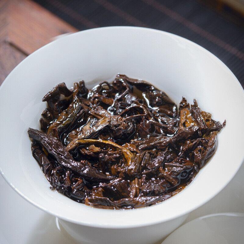 250g Reifer Pu-Erh-Tee Yunnan Pu-Erh Schwarzer Tee LiuliJinZhuan Pu'er Gekochter Teeziegel