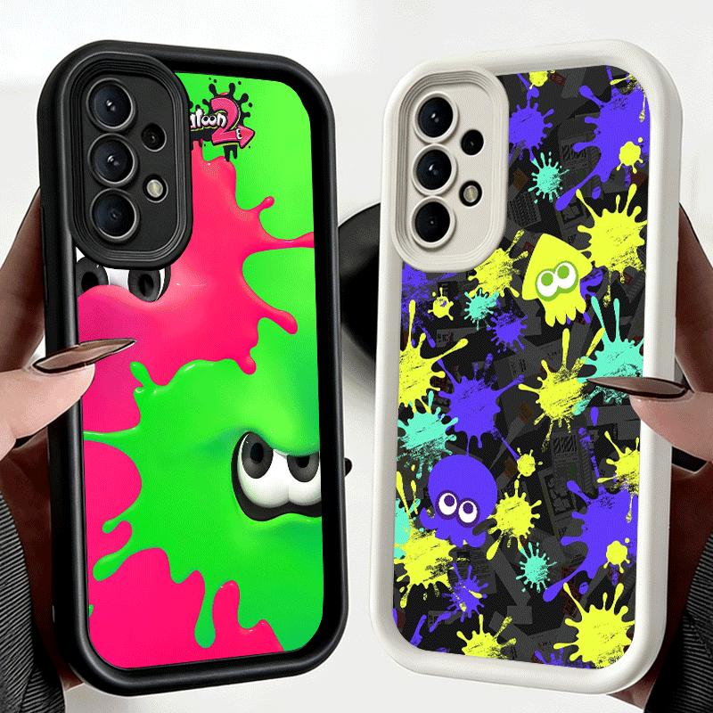 Phone Case for Samsung Galaxy A17 A16 A15 A14 A13 S-Splatoons Game A56 A36 A26 A55 A35 A25 A54 A34 A24 A53 A33 A23 A07 A06