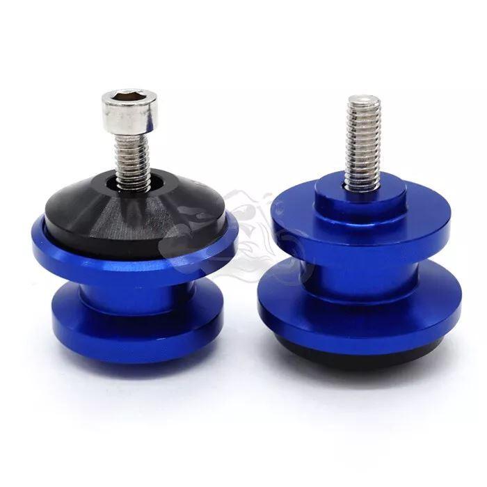 Für Kawasaki Ninja 125 400 500 650 1000SX Schwinge Spule Schieber Ständer Blau