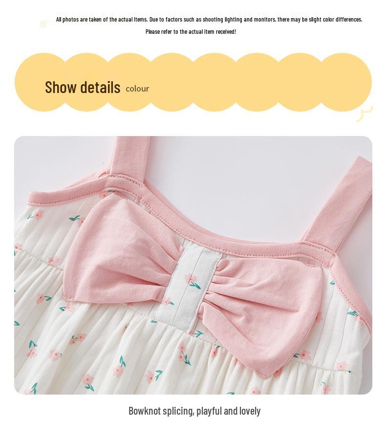 2025 Cute Summer Romper Baby Sling Jumpsuit - Fashion Wrap-around Newborn Girl Bodysuit 3657