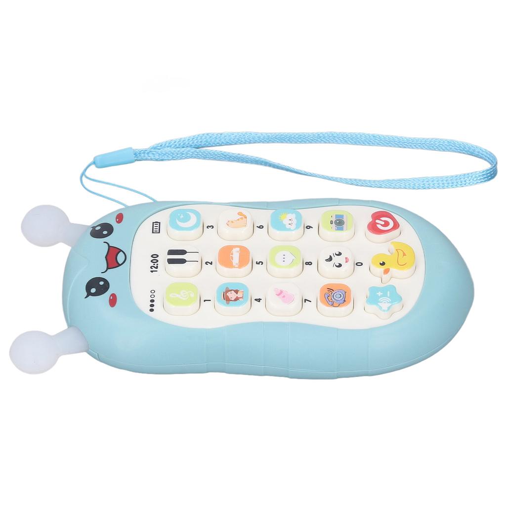 Music Phone Toy Volume Soft Wear Resistant Educational Music Teething Toy Gift