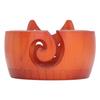 Yarn Bowl Wooden Cute Cat Shape Holder Dispenser Crochet   Storage Supplies