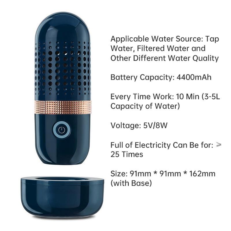 Capsule Shape Fruit Vegetable Washing Machine Protable Wireless Fruit Food Purifier Household Pesticide Disinfection Machin