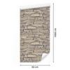 Decorative slate stone wallpaper for living room and bedroom 50x1000