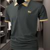 Herren Golfhemd mit Pferdeprint - Atmungsaktiv, Kurzarm mit Umlegekragen, Reguläre Passform, Lässige Sommer-Golfbekleidung, Golfbekleidung|Atmungsaktives Gewebe