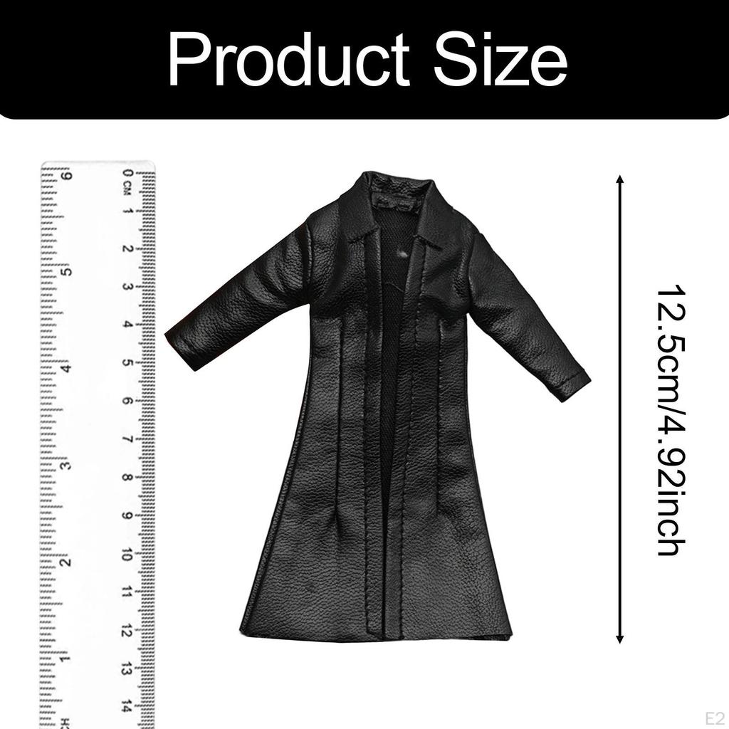 1:12 Scale Action Figures Coat Doll Clothes Dress up Collections for 6 inch Girl Dolls 6"