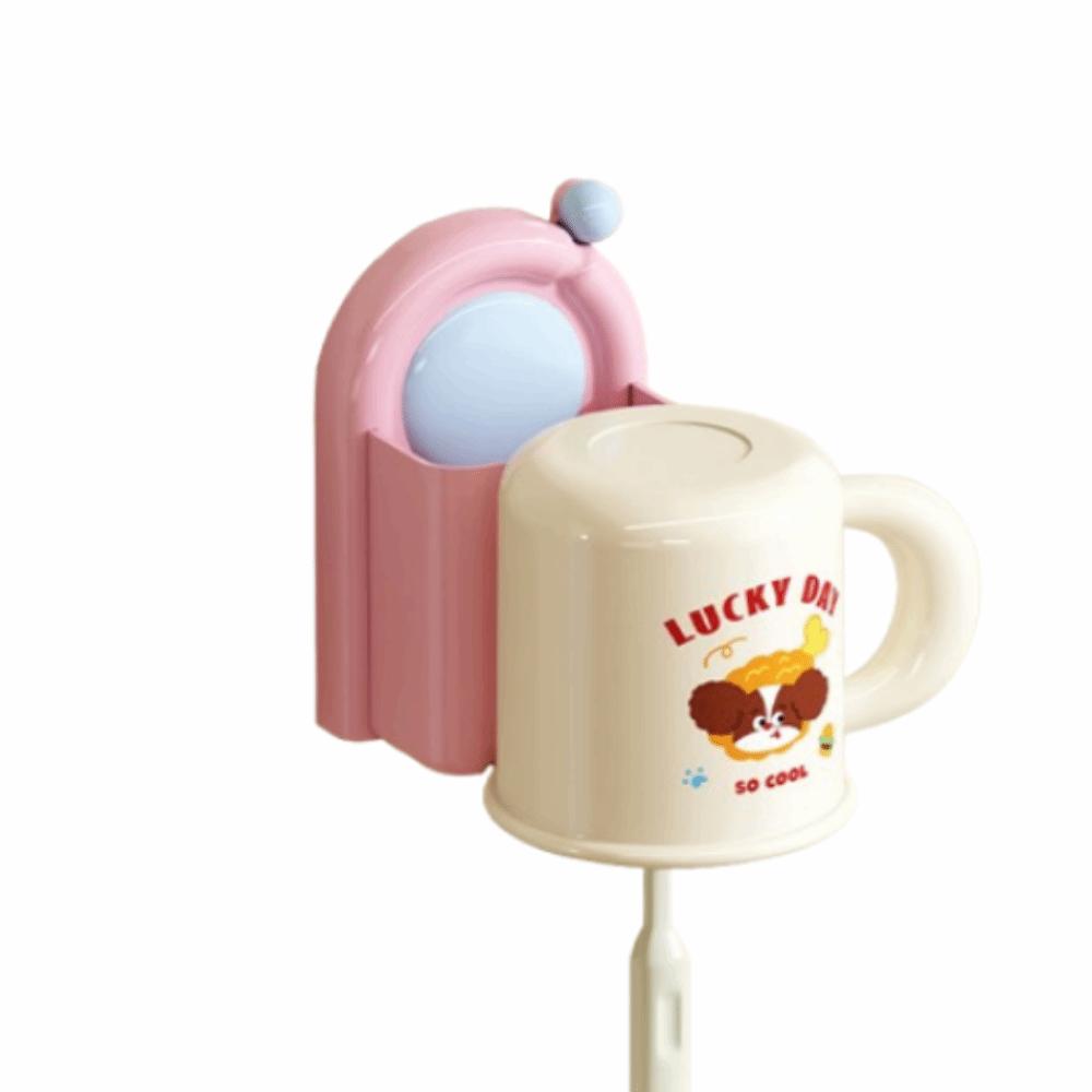 Punch-Free Wall Mounted Toothbrush Holder Waterproof Toothbrush Storage Rack Bathroom Organizer