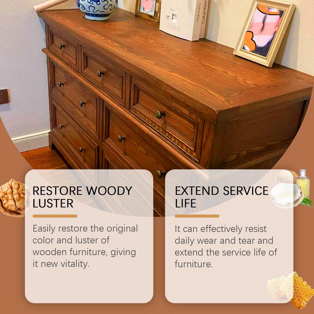 Wood Furniture Polish Oil Restore Chair Table Floor Cabinet Shiny Prevent Fade Long Lasting Moisturize Wood Furniture Polish Oil