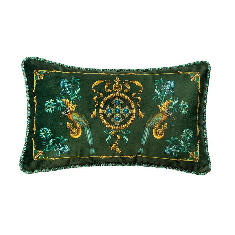 Federa Cuscino Decorativo per Casa, Federa Verde Scuro, Federa di Lusso, Divano, Letto, 18x18 Pollici, 45Cm