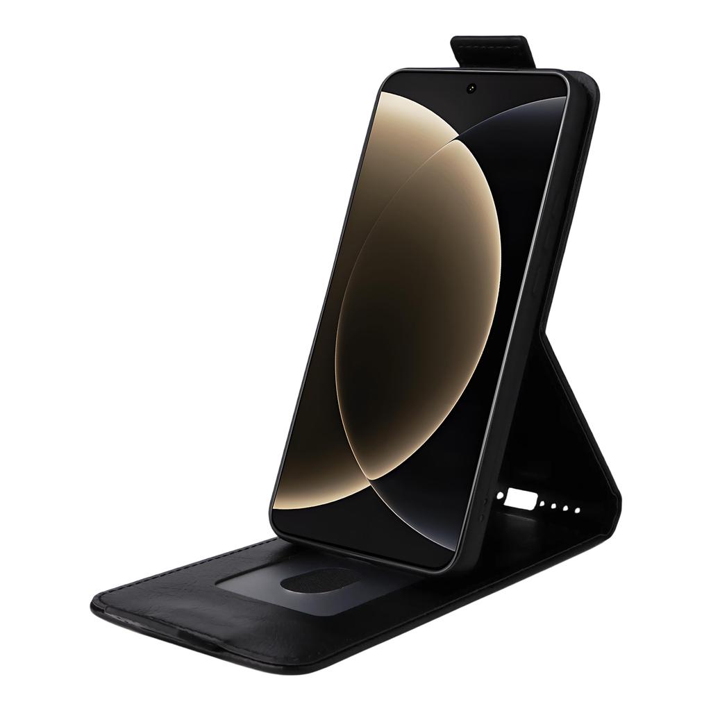 For Xiaomi 15 Ultra Stand Case Magnetic Clasp Vertical Flip Leather Phone Cover with Card Holder