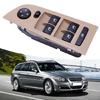 Driver Door Window Control Button, Mirror Adjuster Button Panel with 12V Layout for E91 E90 318i 320i 325i 335i 2005-2012