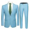 Korean Style Slim Fit Men's Professional Wedding Suit Set
