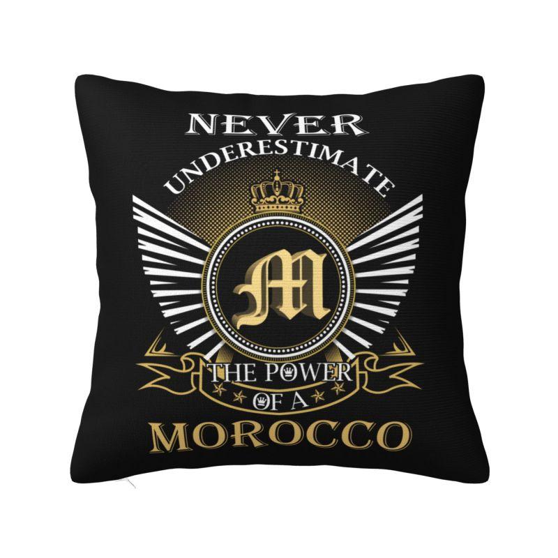 Custom Moroccan Atlas Lions Morocco Flag Pillow Home Decorative Nordic Cushions for Sofa Square Pillowcase