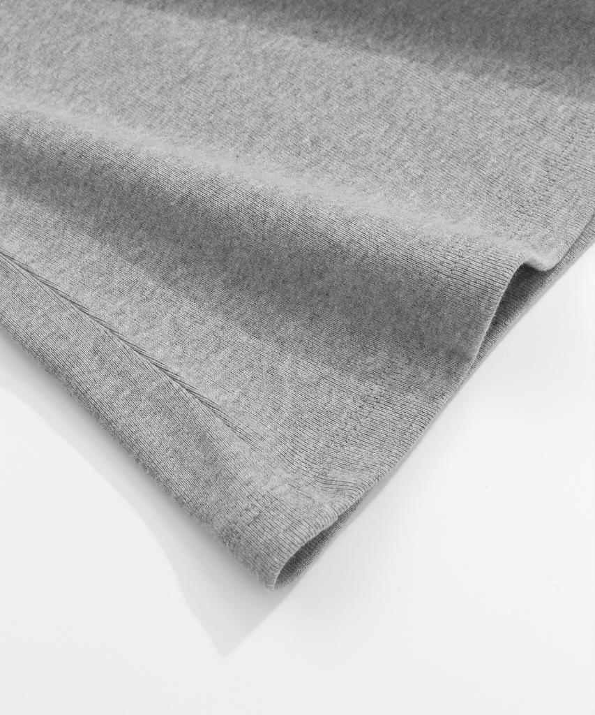 Deodeulimeo Healing Cotton Short Sleeve T-Shirt Melange Gray