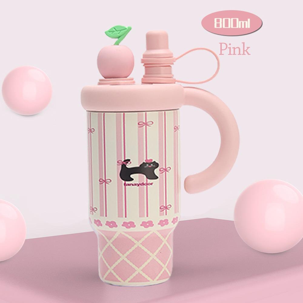 Leak-proof Coffee Cup Stainless Steel Thermal Coffee Mug Fashion Insulated Water Bottle  Travel