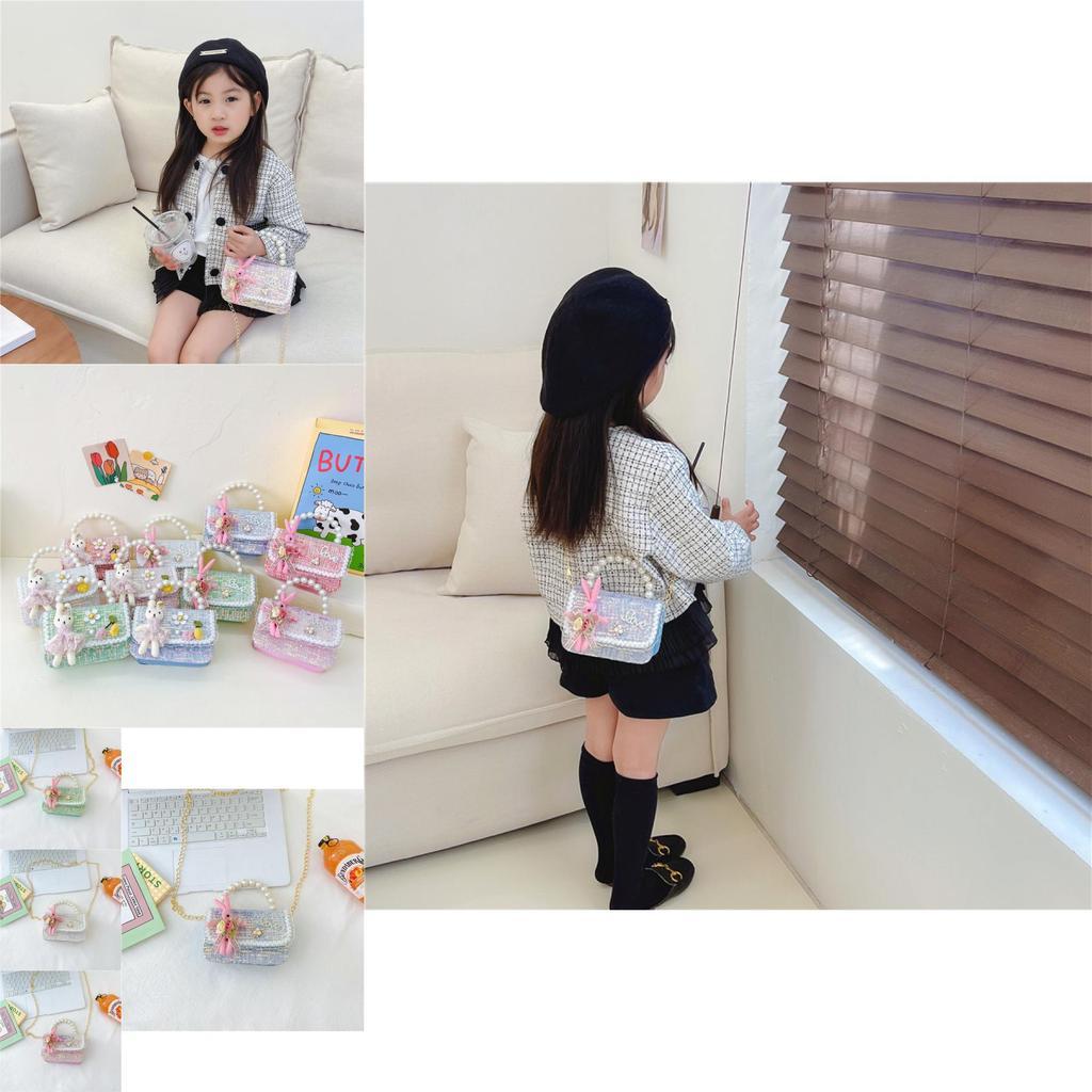 Adorable Mini Rabbit Handbag For Kids Trendy Stylish Canvas Shoulder Bag For Girls