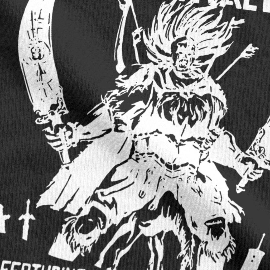 Men T-Shirts Elder Radahn Festival Leisure Cotton Tees Short Sleeve T Shirt Round Collar Clothes Summer