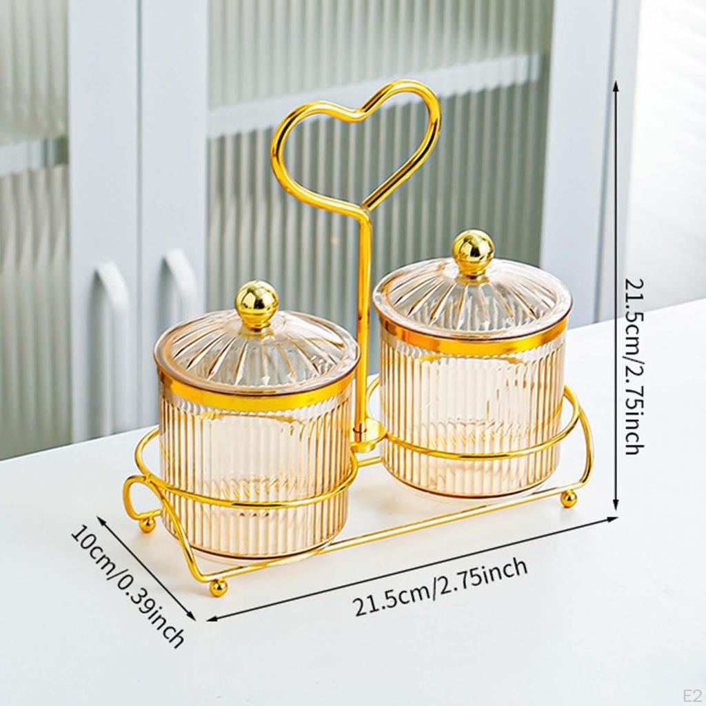 Food Storage Jar Nut and Candy Serving Tray Easy To Refill Multi Compartments Platter Nordic Dried