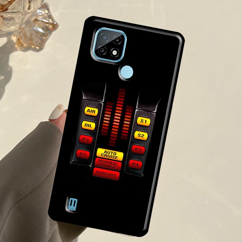 Knight Rider KITT Car For Realme GT 7 Pro GT 6T 6 5 C67 C61 C55 C53 C51 C21Y C25S C75 10 11 12 13 14 Pro Plus Case