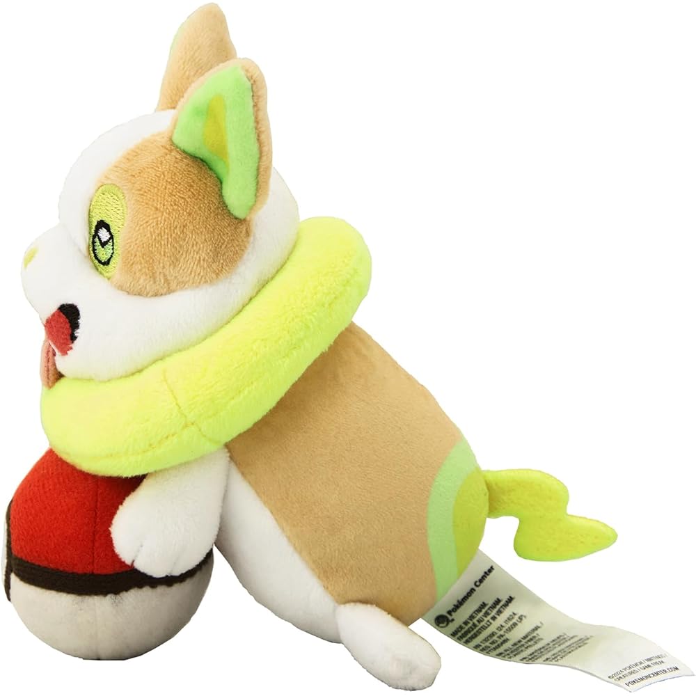 Pokemon Center Original Piyokotto Mitete Plush Toy Wanpachi Soft Toy 20cm