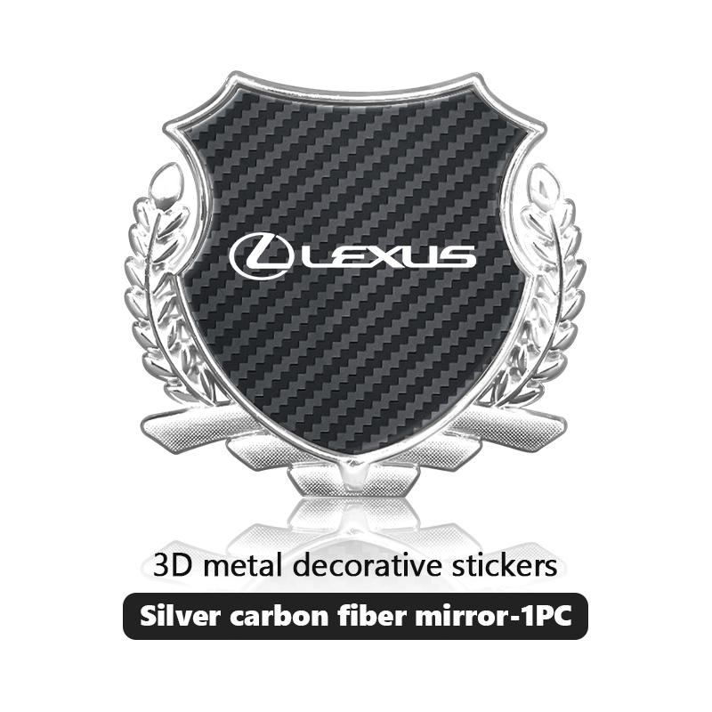 For Lexus 3D Metal Car Side Body Trunk Stickers Emblem Badge Decal Accessories RX350 IS300 ES250 ES200 ES330 ES350 IS250 GS300