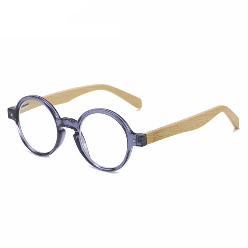 May Flower Runde Lesebrille Herren Retro Korrekturbrillen Rahmen Bunter Rahmen Dioptrien +1-+4