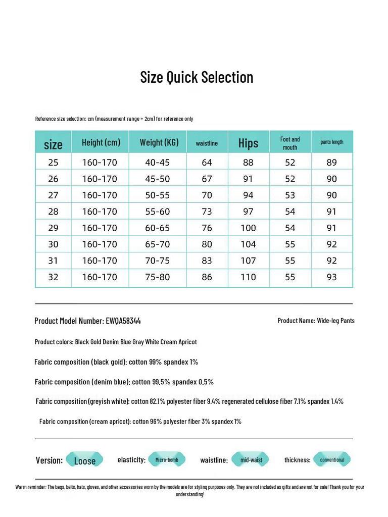 ESE-Y Women's High-Waist Cropped Wide-Leg Jeans