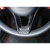 Carbon Fiber Steering Wheel Panel Cover Trim Fit For Mercedes-Benz GLC 2016-