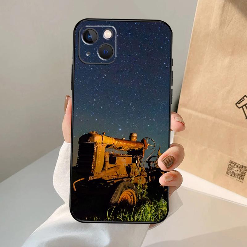 Farm Vehicle Tractor Phone Case For iPhone 17 Air 16 15 14 13 11 12 Pro Max 13 12 Mini 15 16 Plus 16e Cover Coque