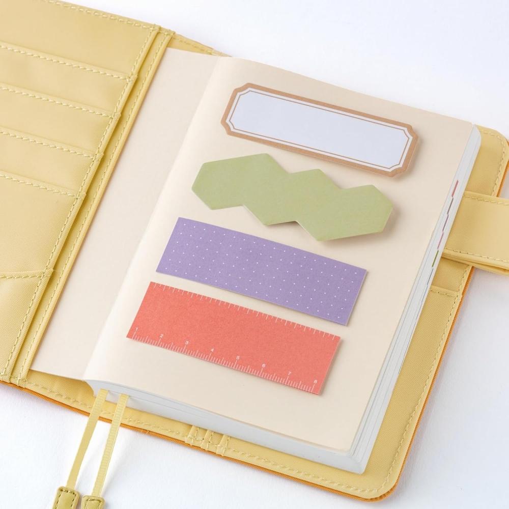 Hobonichi Notebook Tsuki No Iro Sticky Note Shape Notebook Accessory 6.9 X 3.35 Inches Sticky Note Shape