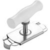 Jar Opener  Caliamary Jar Lid Opener For Seniors With Arthritis  Adjustable Stainless Steel Lids Off Easy Jar Opener For 098-393inch Bottle Can (white