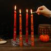Halloween Colorful Tapered Printed Long Stem Candle Home Non-romantic Pointed Stem Wax